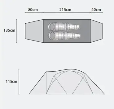2 Person Mountaineering Tent