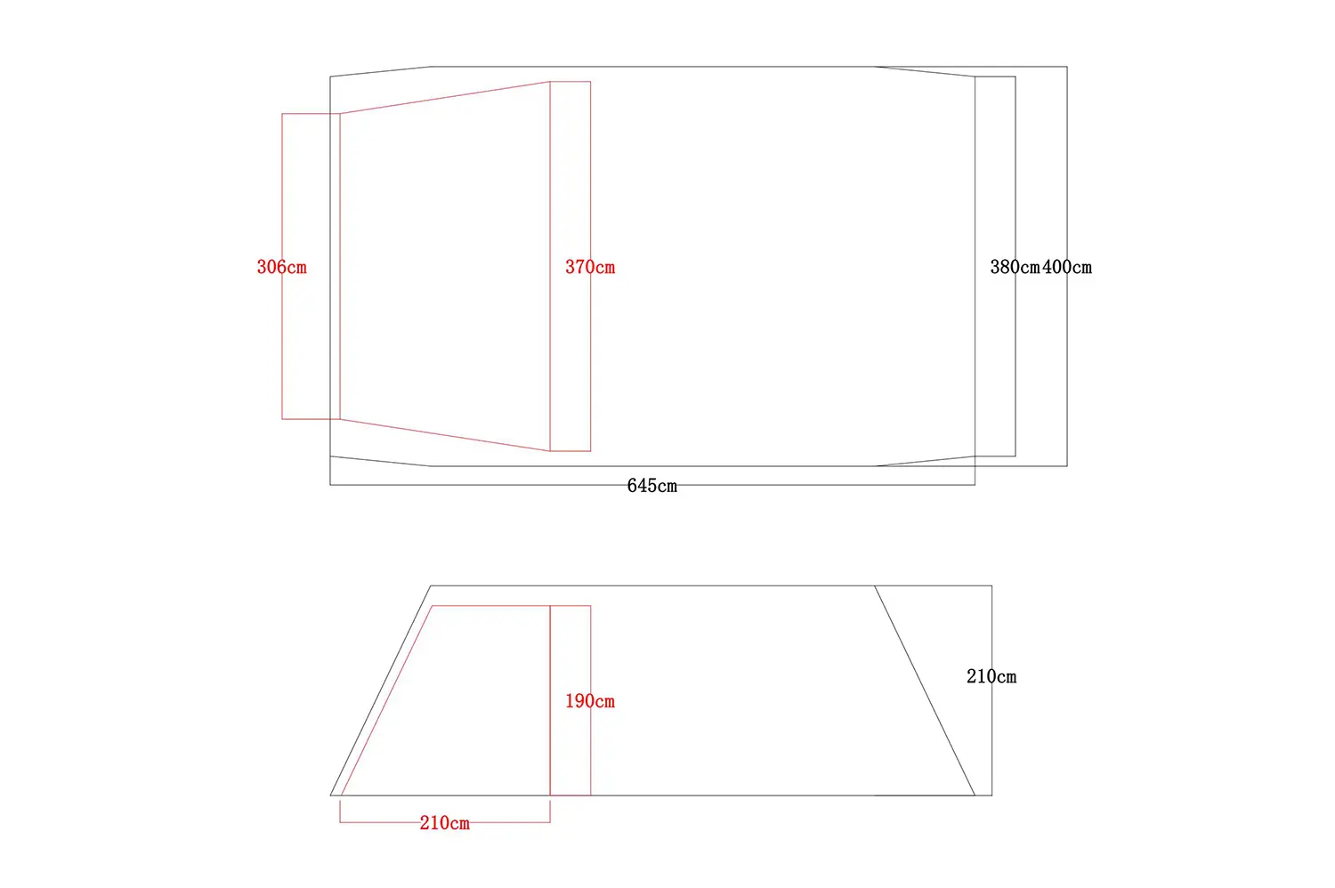 High - quality inflatable tunnel tent2